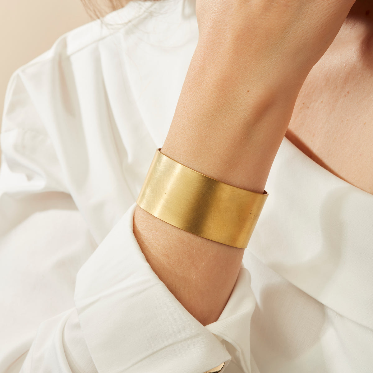 Statement Brass Cuff
