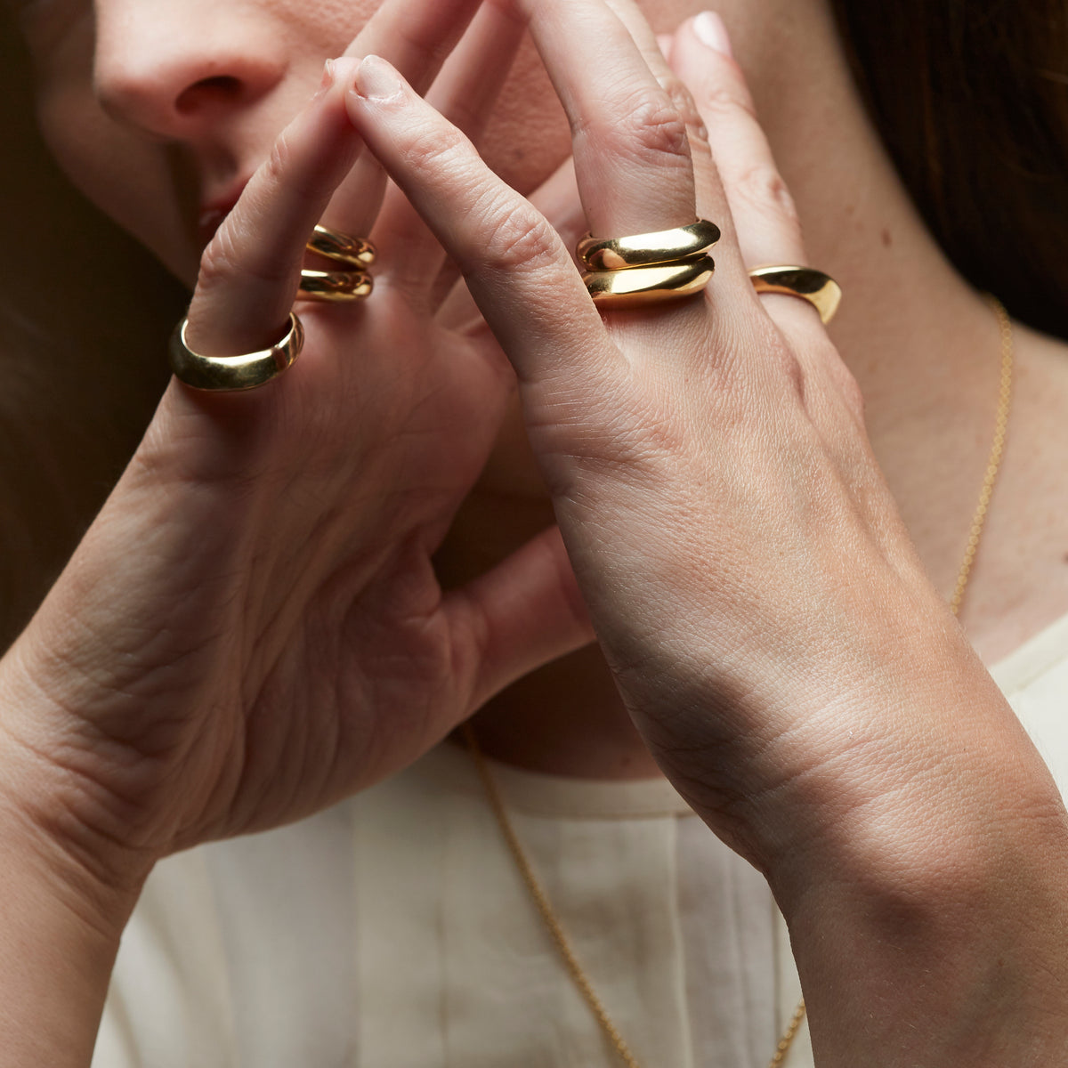 Bronze Peaked Bulbas Ring