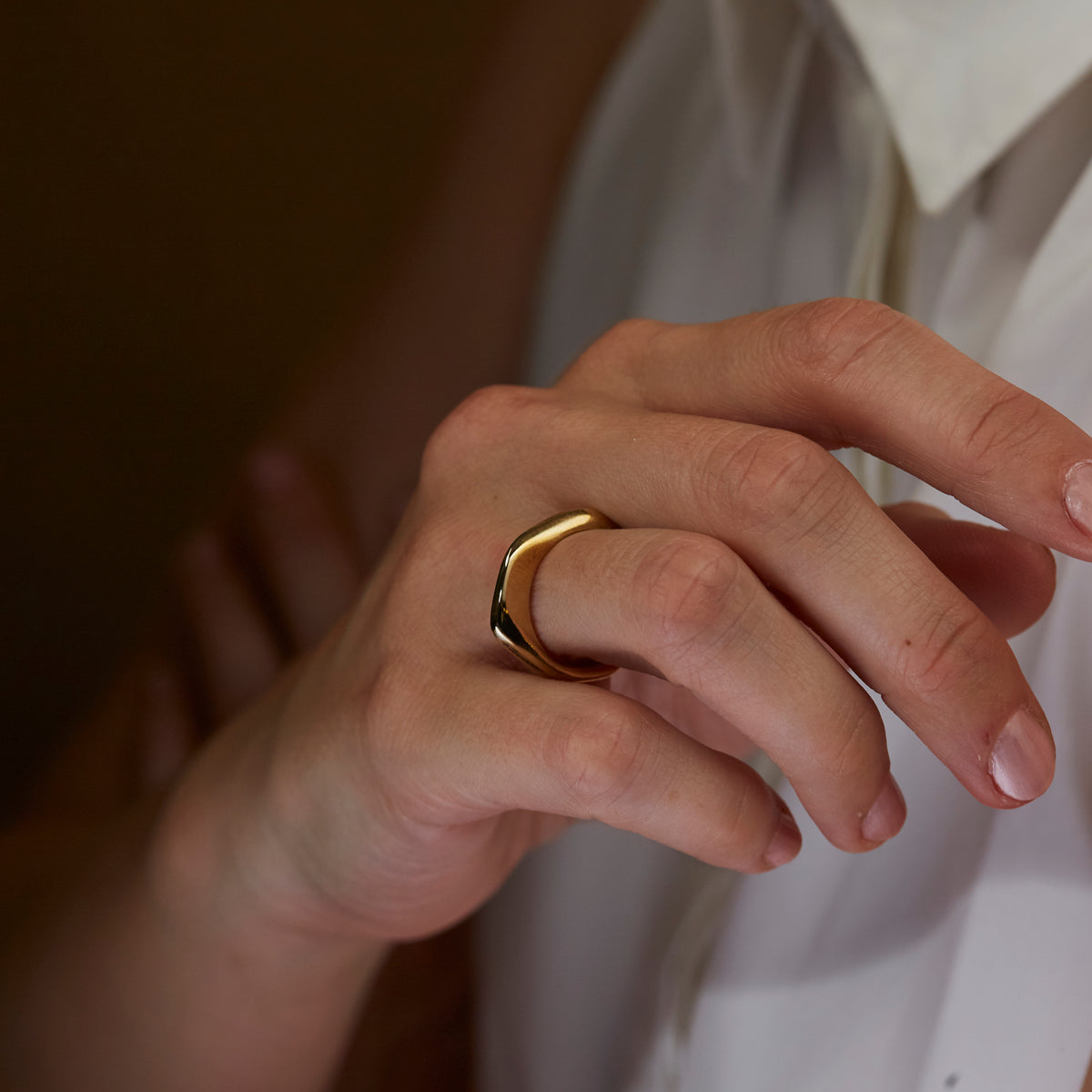 Bronze Geometric Stack