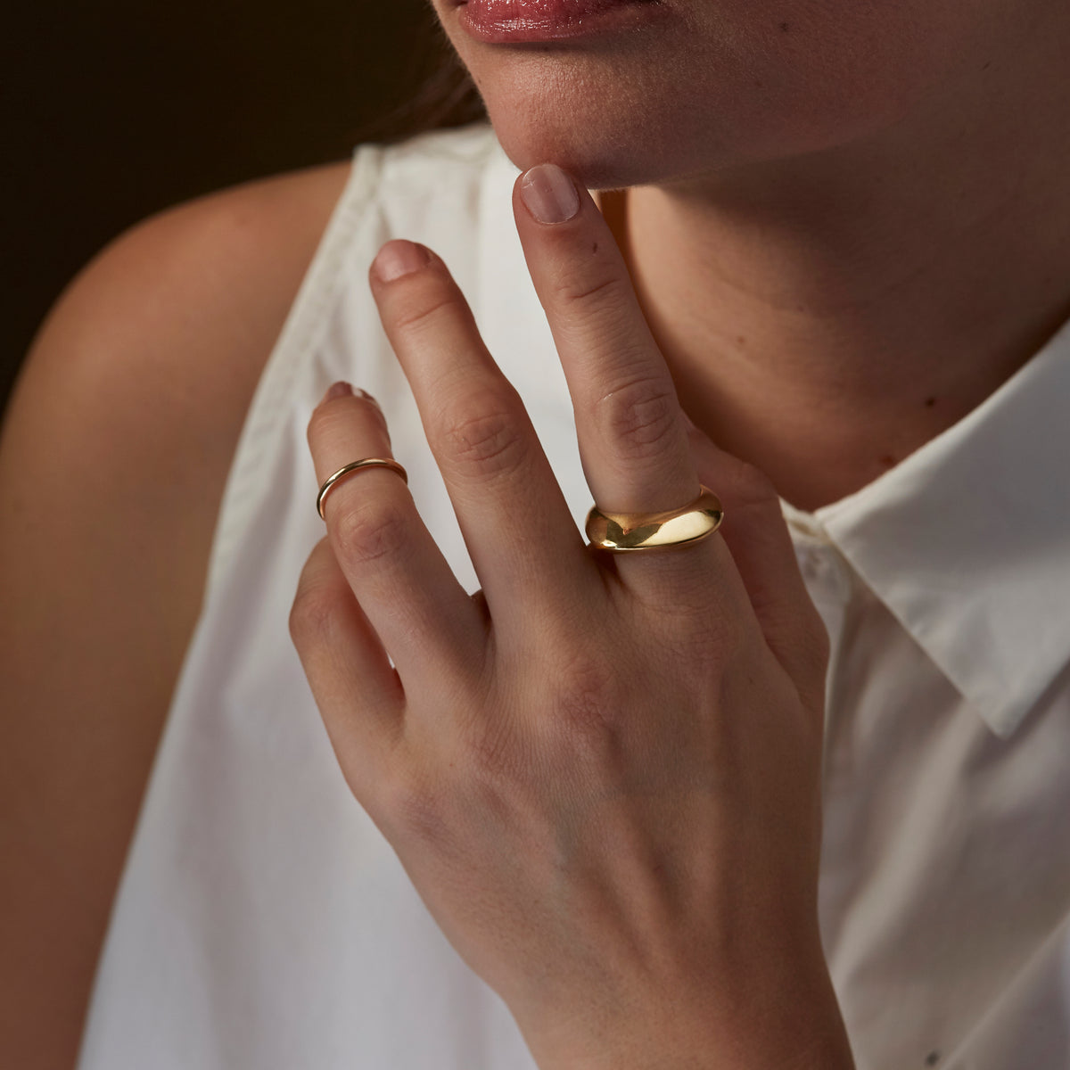 Bronze Peaked Bulbas Ring