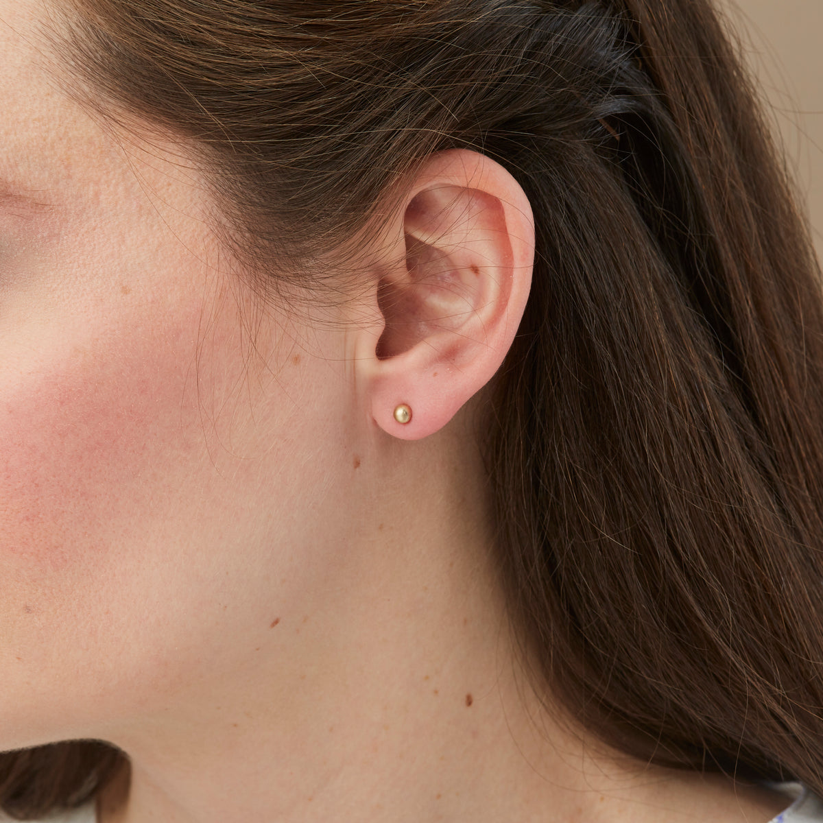 Gold Ball Studs