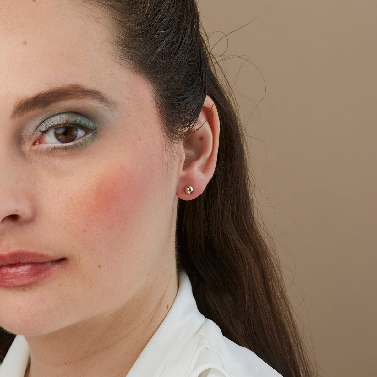 Gold Ball Studs
